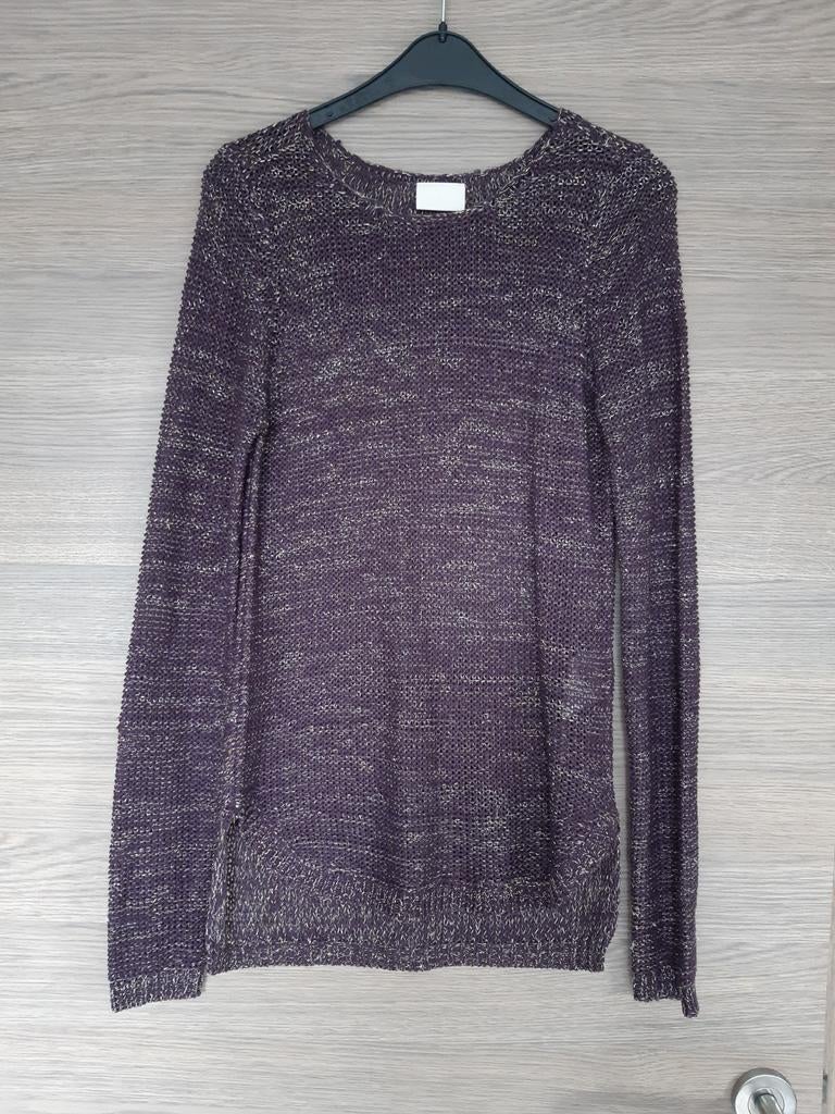 Pull Vila mauve, doré et argenté taille XS, Vila, Enlèvement ou Envoi, Comme neuf, Taille 34 (XS) ou plus petite