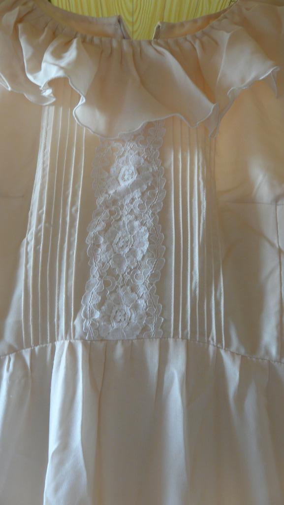 Vintage trouw-avondkleed uit 1979.Champagnekleur, Kleding | Dames, Ophalen, Gedragen, Overige kleuren, Trouwjurk