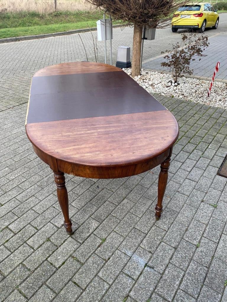 Uitschuifbare tafel (114 tot 316 cm), Huis en Inrichting, Tafels | Eettafels, Ophalen, Gebruikt, Vijf personen of meer, Ovaal