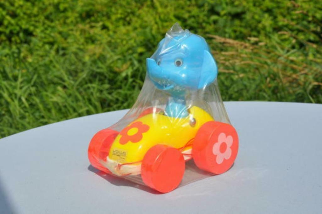 §  jouet éléphant en plastique a tirer, Enlèvement ou Envoi, Neuf, Jouet à Pousser ou Tirer