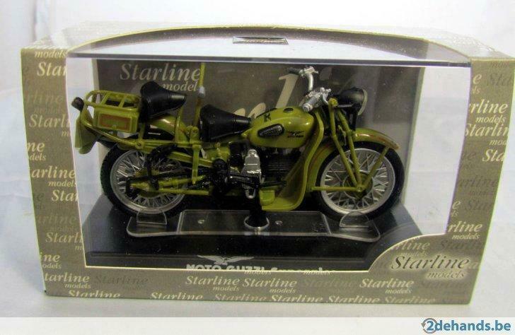 1:24 Starline 990240 Moto Guzzi Superalce groen, Enlèvement ou Envoi, Neuf, Autres types