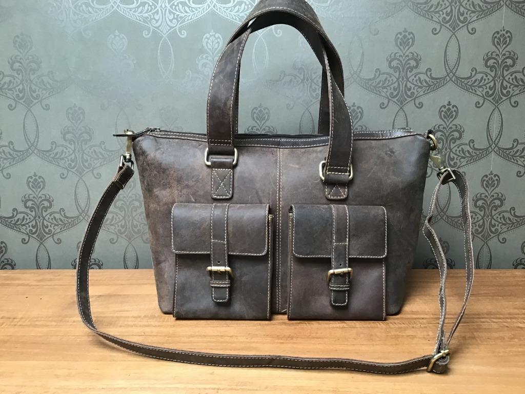Schoudertas Aski bags, Overige merken, Bruin, Verzenden, Nieuw