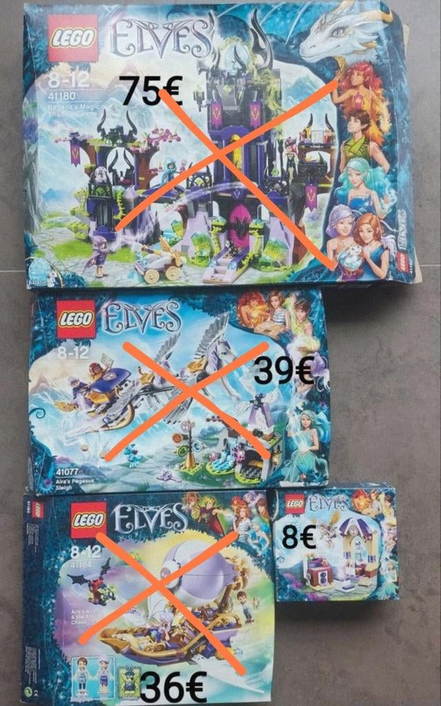 Lego Elves verschillende complete sets, Ophalen of Verzenden, Zo goed als nieuw, Lego