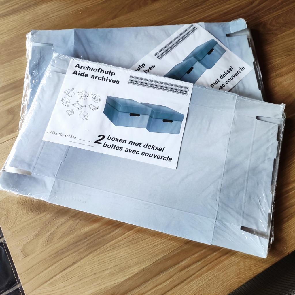 Archiefdozen, archiefhulp (2x 2 dozen), Divers, Accessoires de bureau, Neuf, Enlèvement ou Envoi