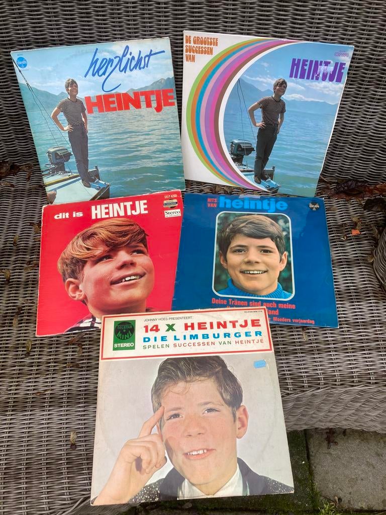 HEINTJE / 5 lp’s samen, Cd's en Dvd's, Vinyl | Nederlandstalig, Ophalen of Verzenden, Zo goed als nieuw