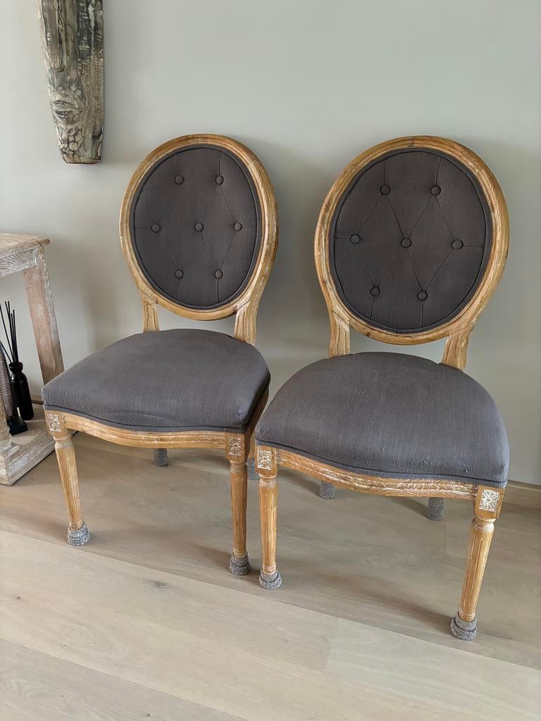 2 medaillon stoelen charell, Enlèvement