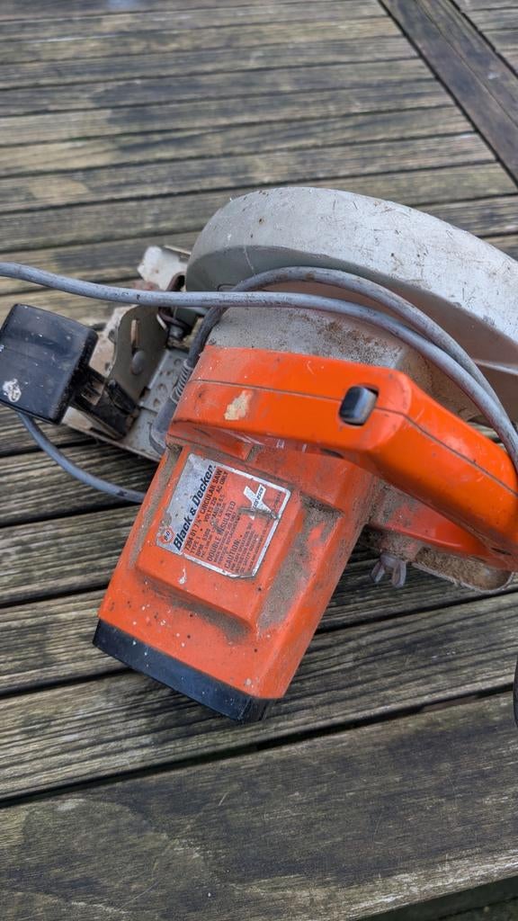 black & decker 7394 circular saw - Cirkelzaag, Enlèvement, Utilisé