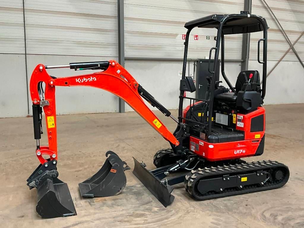 nieuwe kubota U17-5, Ophalen, Graafmachine