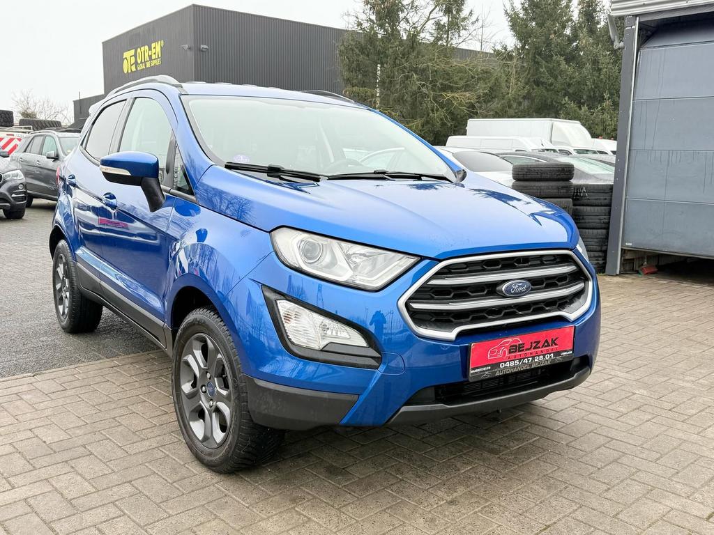 Ford Ecosport 1.0i Nieuwstaat 1j garantie 1ste eigenaar, Auto's, Ford, Ecosport, Leder, Bedrijf, Handgeschakeld