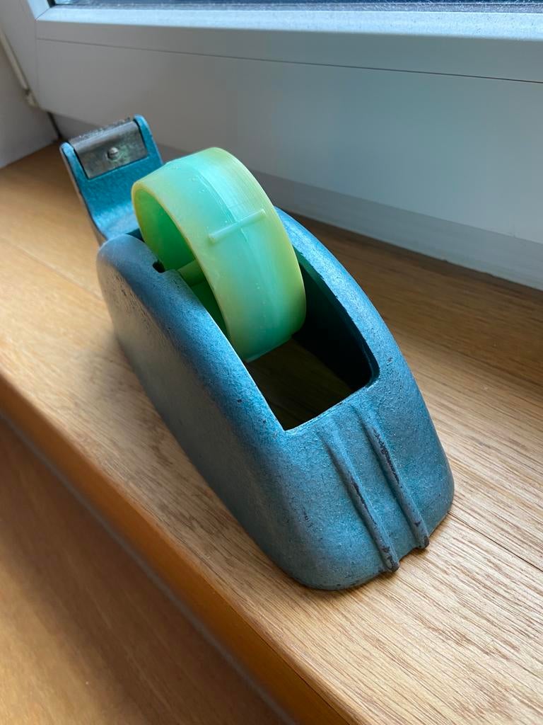 Porte-rouleau de bureau vintage pour ruban adhésif, Enlèvement ou Envoi, Utilisé