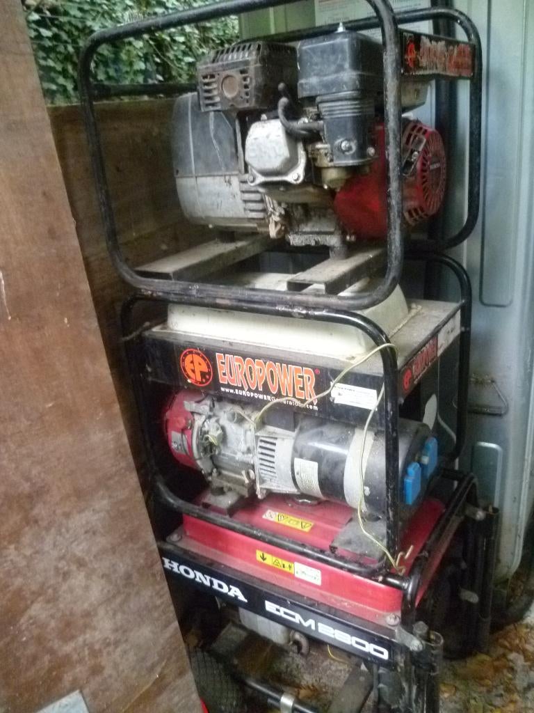 Honda generator ECM 2800, Doe-het-zelf en Bouw, Aggregaten, Ophalen, Gebruikt