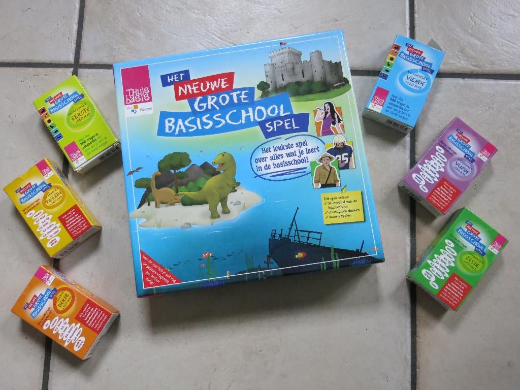 Het nieuwe grote basisschoolspel + 6 vragensets, Ophalen of Verzenden, Taal en Lezen