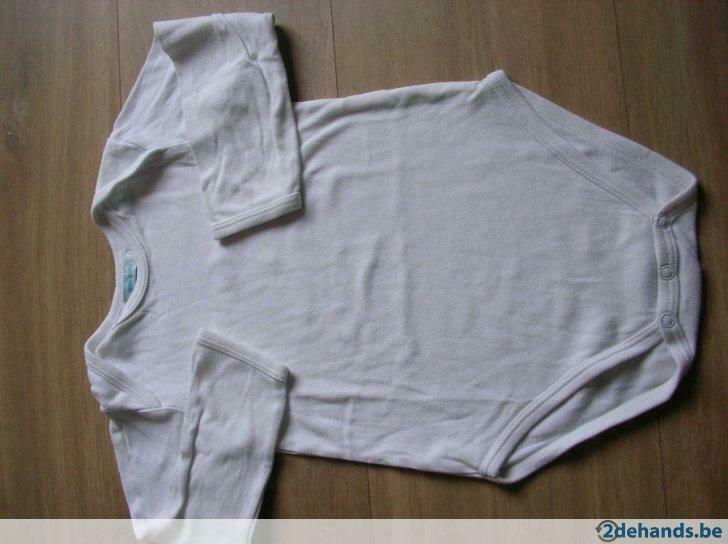 witte body's 86 /92, Kinderen en Baby's, Gebruikt, Jongetje of Meisje, Nacht- of Onderkleding