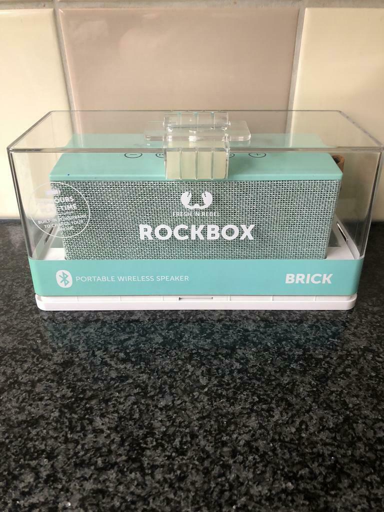 Rockbox Brick Fresh’n Rebel vert d’eau, Zo goed als nieuw