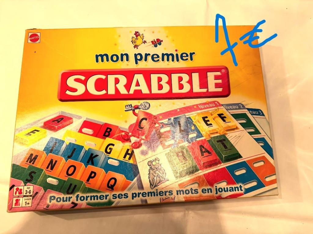 Mon premier Scrabble, Trois ou quatre joueurs, Enlèvement ou Envoi, Utilisé, Mattel