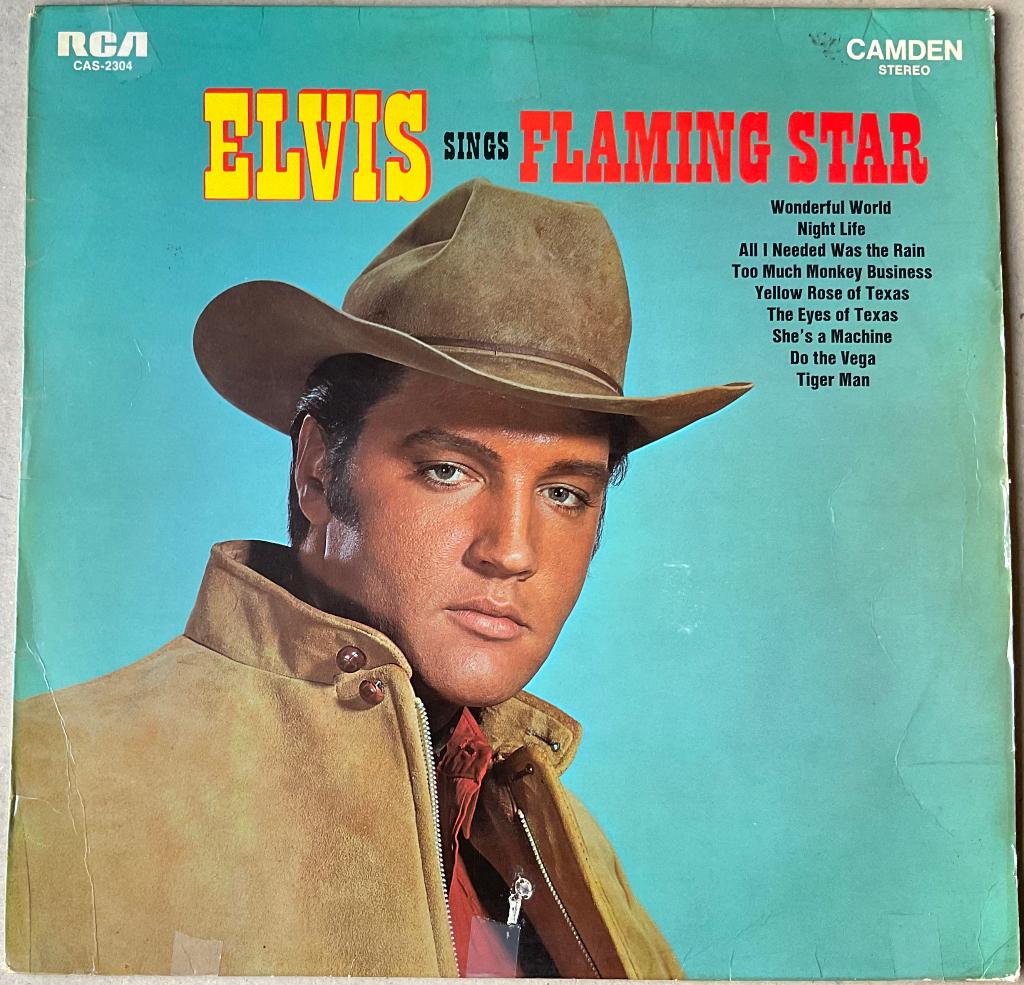 Elvis Presley Vinyl "Flaming Star" Germany 1970, Verzenden, Gebruikt, 12 inch, Poprock