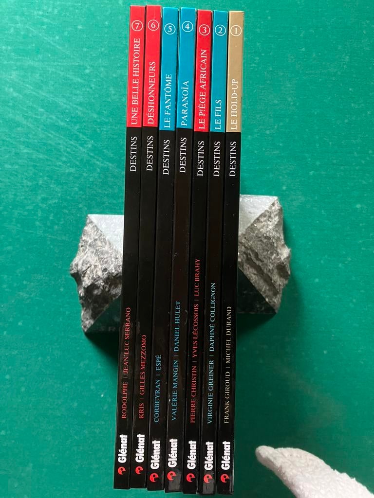 Destins - Frank Giroud - Glénat- Tome 1à 7, Enlèvement, Comme neuf