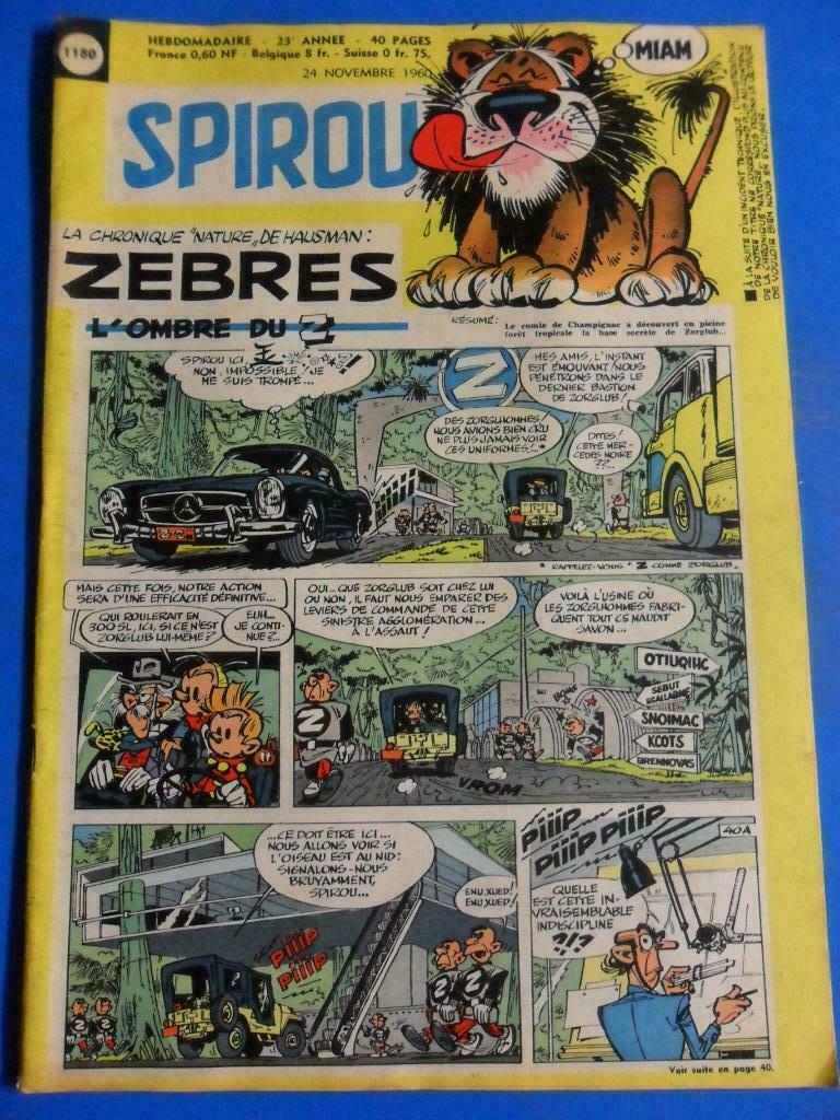 Spirou Hebdomadaire - 24 Novembre 1960, Une BD, Enlèvement ou Envoi