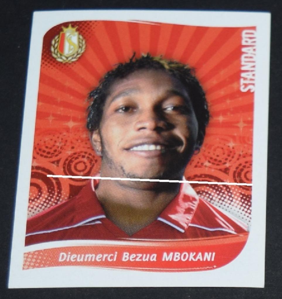 Panini / Football 2009 / Standard Luik / Dieumerci Mbokani, Verzenden, Zo goed als nieuw, Poster, Plaatje of Sticker