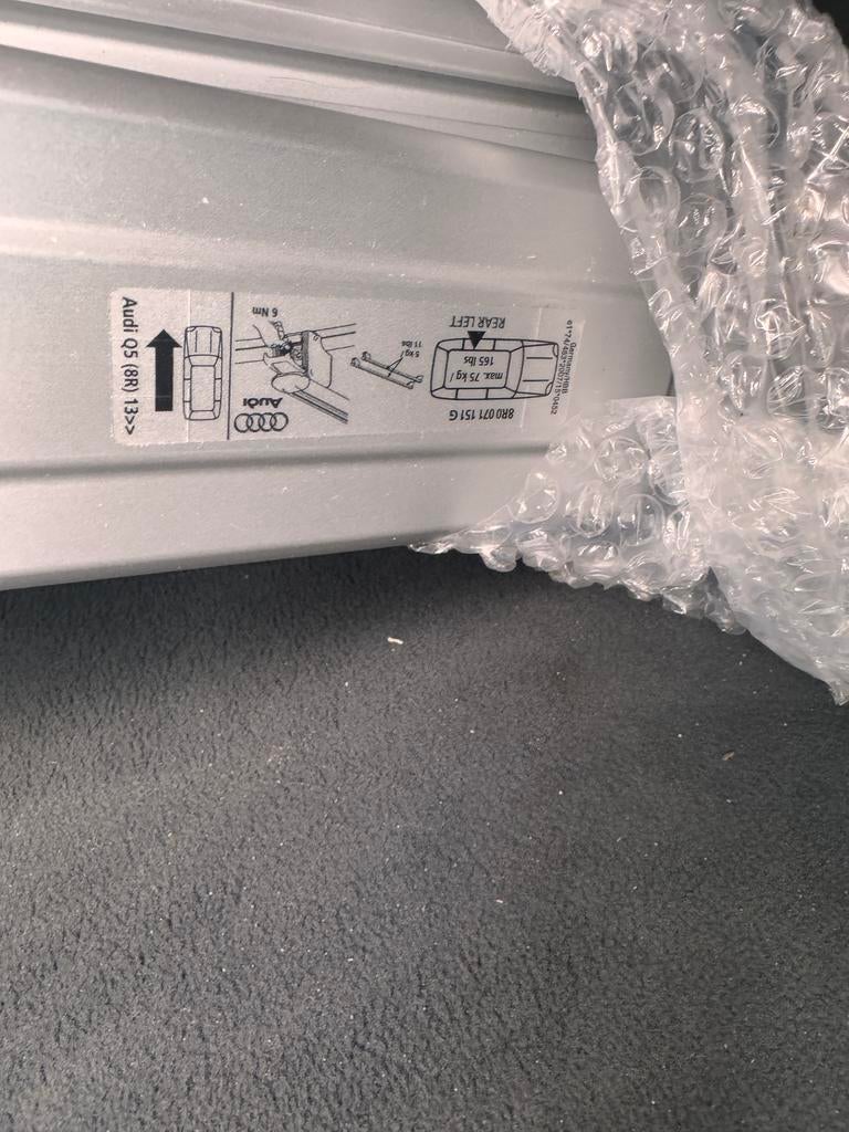 Barres de toit pour Audi Q5 8R, Enlèvement, Audi