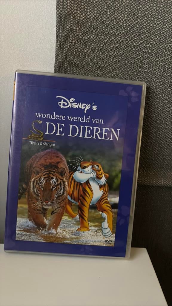 DVD Disney’s wondere wereld van de dieren  Tijgers & Slangen, Enlèvement ou Envoi, Utilisé, Animaux