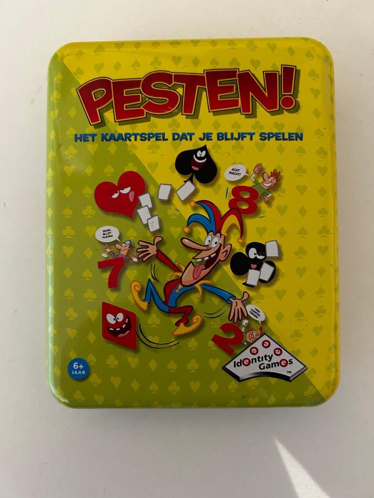 Gezelschapsspel Pesten, Een of twee spelers, Ophalen, Zo goed als nieuw, Identity Games