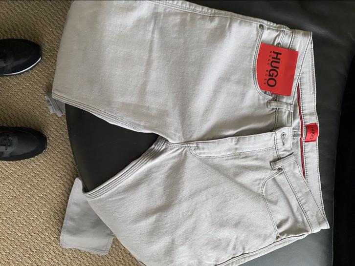 Hugo boss heren jeans broek, Kleding | Heren, Broeken en Pantalons, Verzenden, Grijs