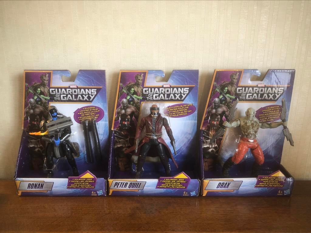 3 Guardians of the Galaxy Hasbro 2014 action figures NIEUW, Enlèvement ou Envoi, Neuf
