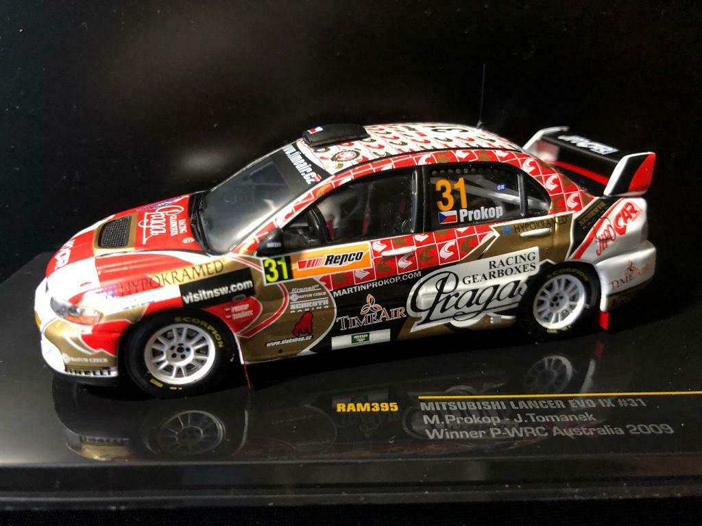 IXO Mitsubishi Lancer EVO IX WRC Australia 2009, Ophalen of Verzenden, Nieuw, Auto