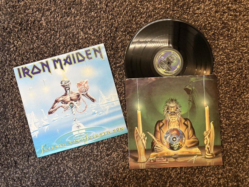 Iron maiden - Seventh son of a seventh son vinyl lp, Enlèvement, Utilisé