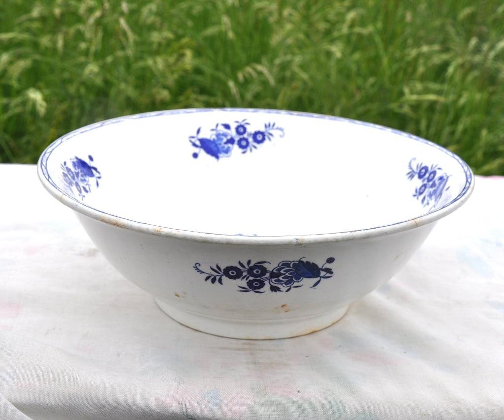 saladier boch grand bouquet 25 cm (2), Antiquités & Art, Enlèvement ou Envoi