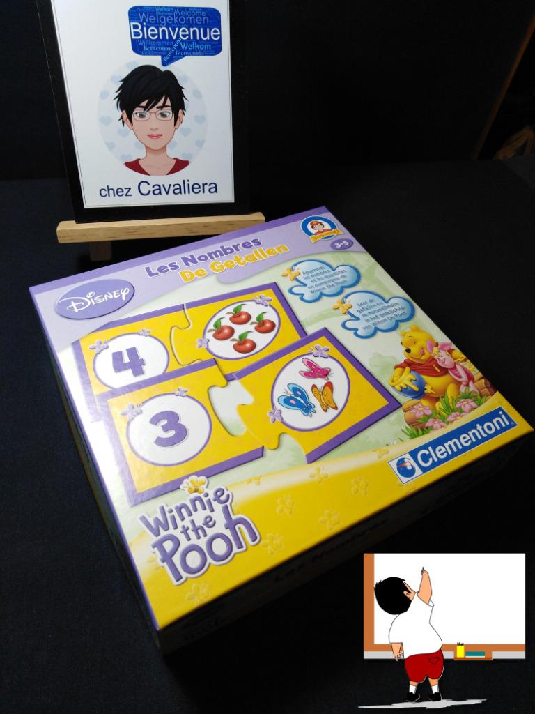 Tweetalig spel FR/NL Winnie the Pooh - De Getallen, Ophalen of Verzenden, Nieuw, Taal en Lezen