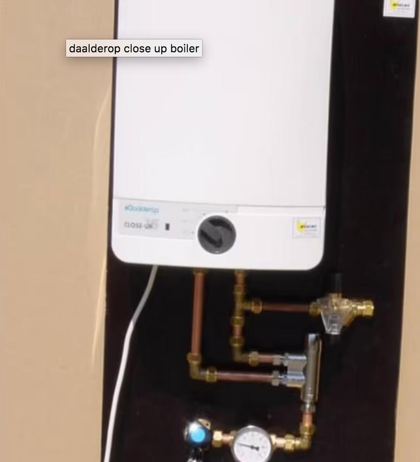 daalderop close up boiler, Doe-het-zelf en Bouw, Chauffageketels en Boilers, Ophalen, Gebruikt, Boiler