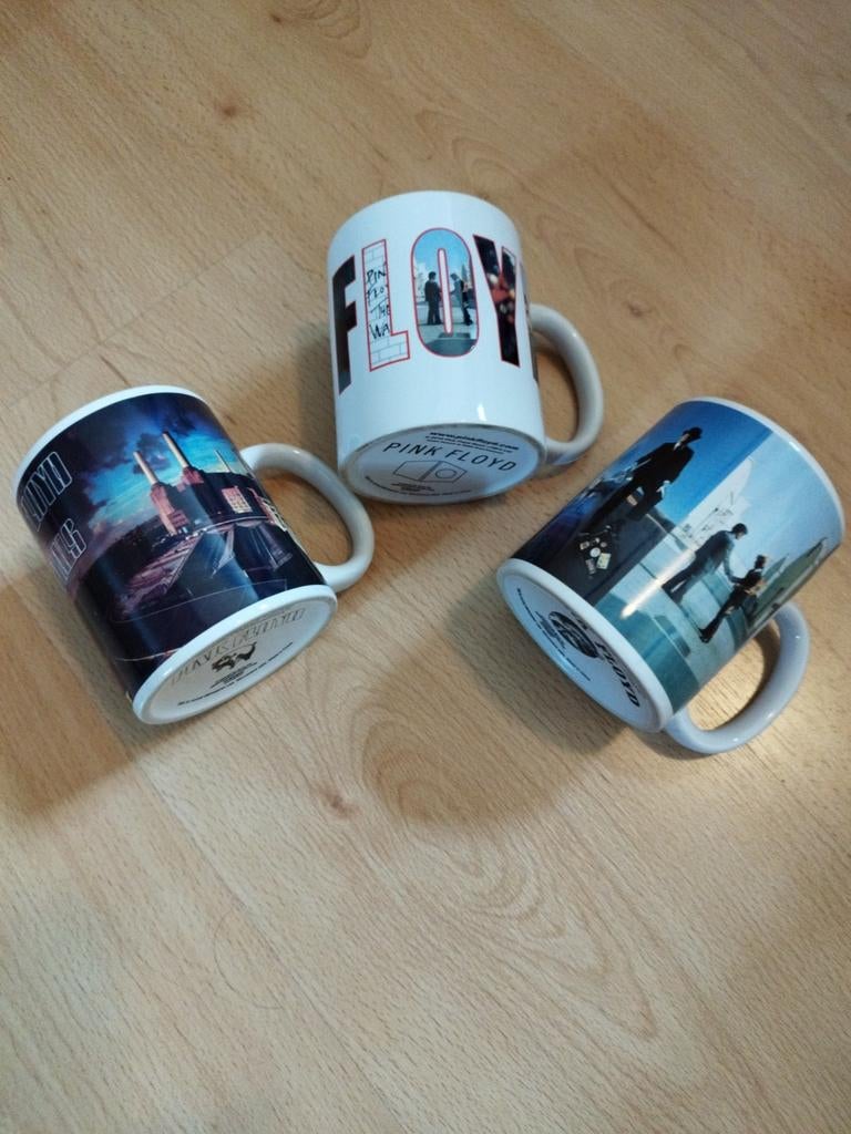 3 tasses officielles Pink Floyd 2010, Verzamelen, Ophalen of Verzenden, Zo goed als nieuw
