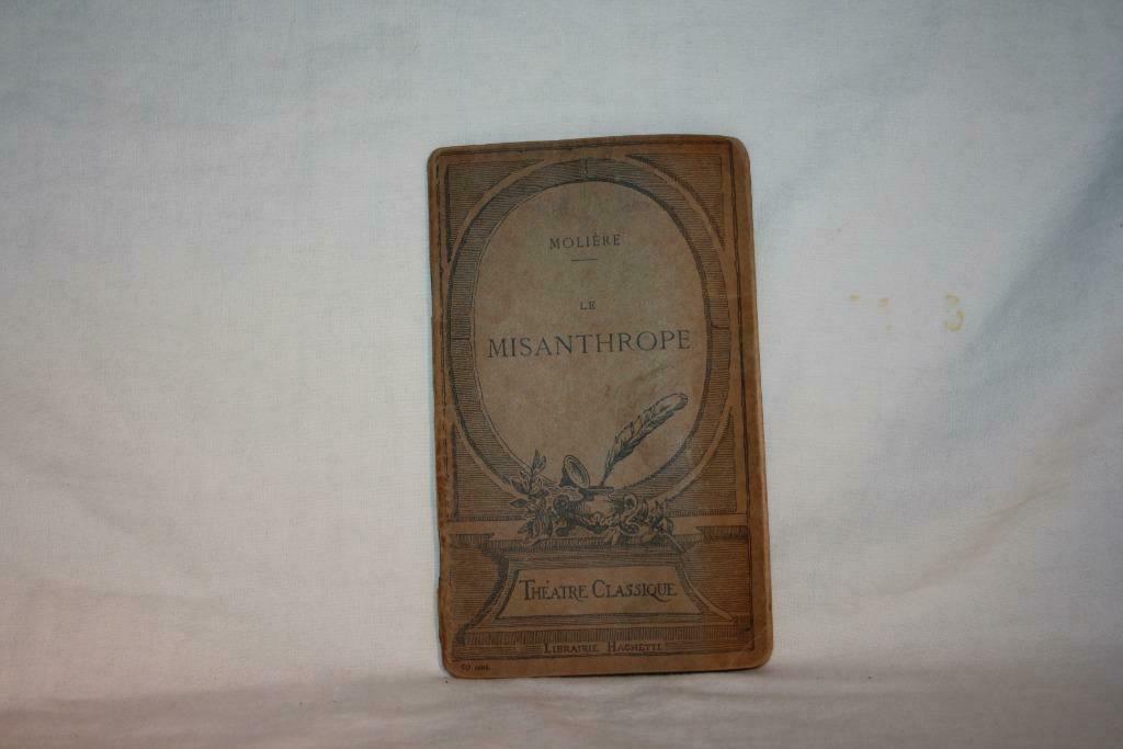 Théâtre Le Misanthrope Classique Libraire Hachette Molière, Livres, Enlèvement ou Envoi, Utilisé, Théâtre