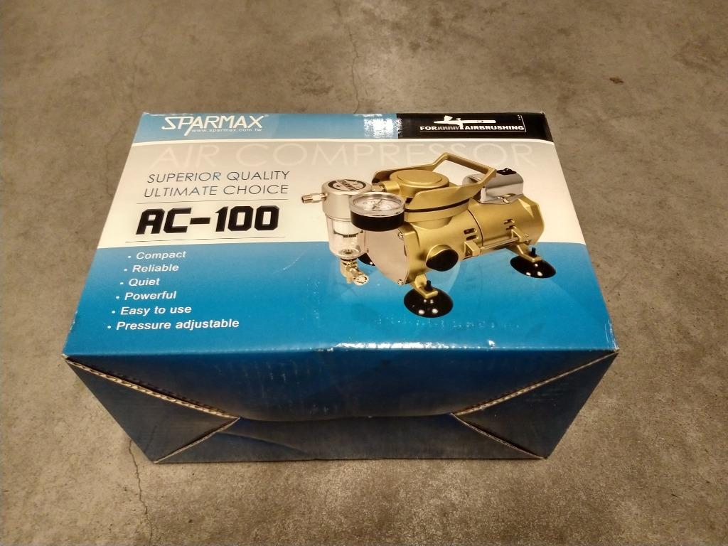 Sparmax AC-100 airbrush compressor (ongebruikt), Hobby en Vrije tijd, Ophalen of Verzenden, Nieuw, Airbrush en Accessoires