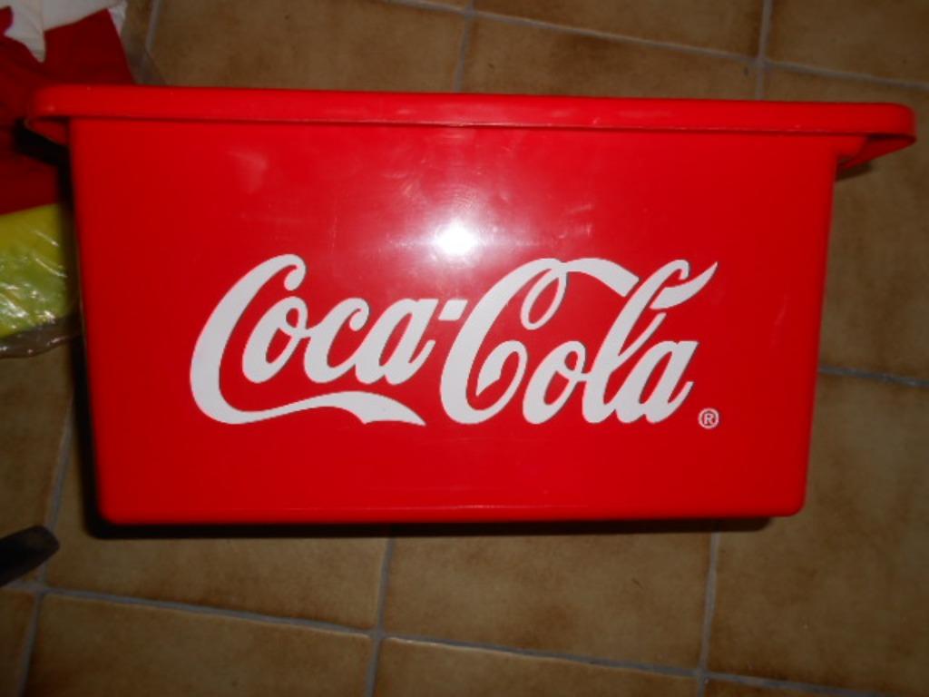 COCA - COLA  PVC BAK, Ophalen, Zo goed als nieuw, Gebruiksvoorwerp