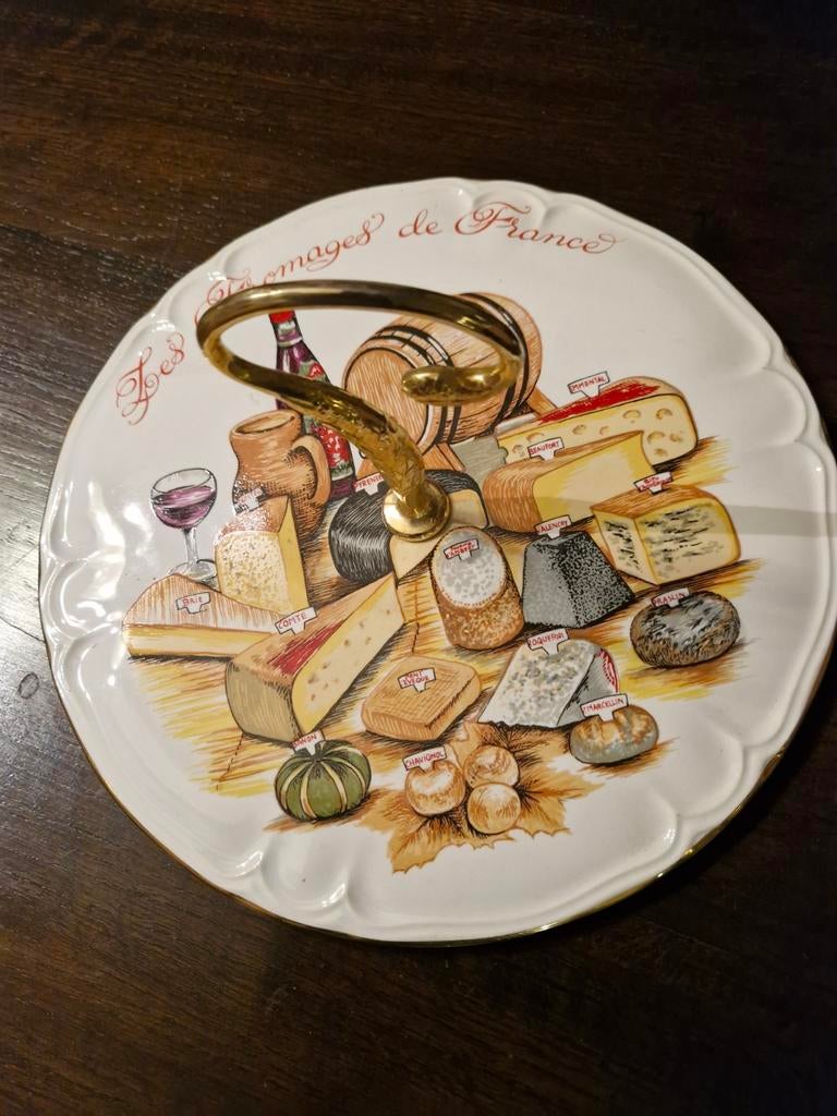 Plateau de fromages vintage, Antiquités & Art, Enlèvement ou Envoi