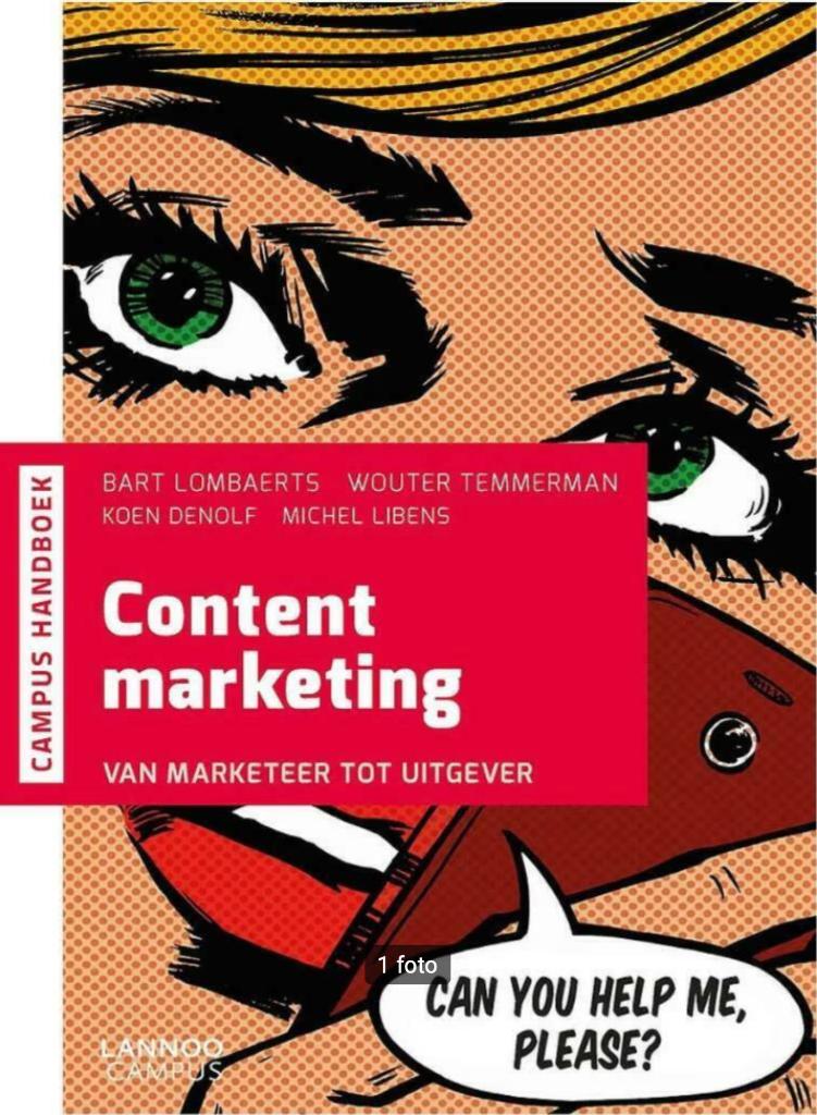 Campus handboek - Content marketing Lannoo  Auteur: Bart Lom, Ophalen of Verzenden