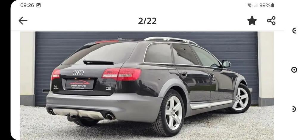 Audi a6 2.7 v6 quattro, Autos, Particulier, Achat, A6