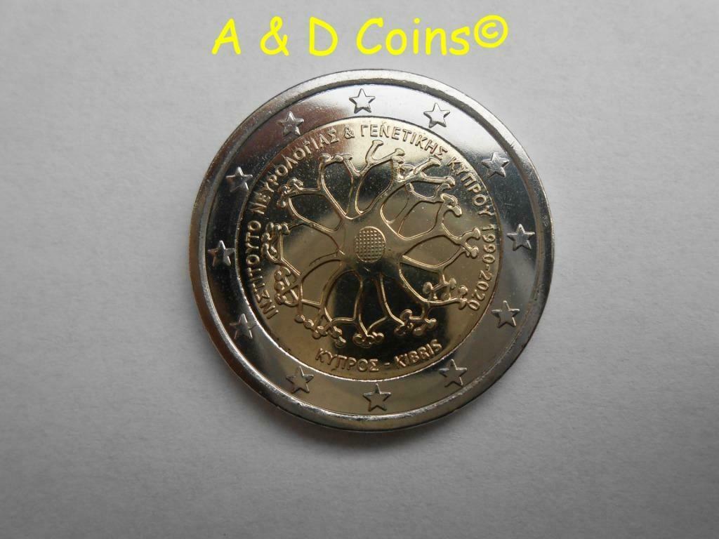 Cyprus 2 euro cc 2020, Timbres & Monnaies, Monnaies | Europe | Monnaies euro, Monnaie en vrac, 2 euros, Chypre, Enlèvement ou Envoi