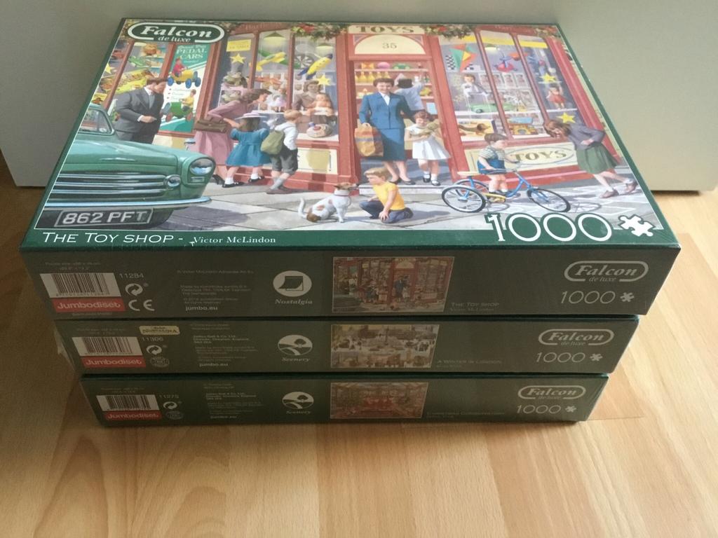Falcon de luxe Puzzels 1000 stukjes - nieuw, Hobby en Vrije tijd, Ophalen of Verzenden, 500 t/m 1500 stukjes, Nieuw, Legpuzzel