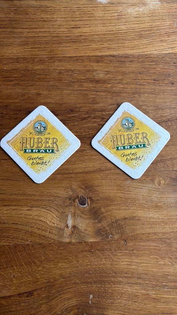 Bierviltjes Huber Bräu, Ophalen of Verzenden, Zo goed als nieuw
