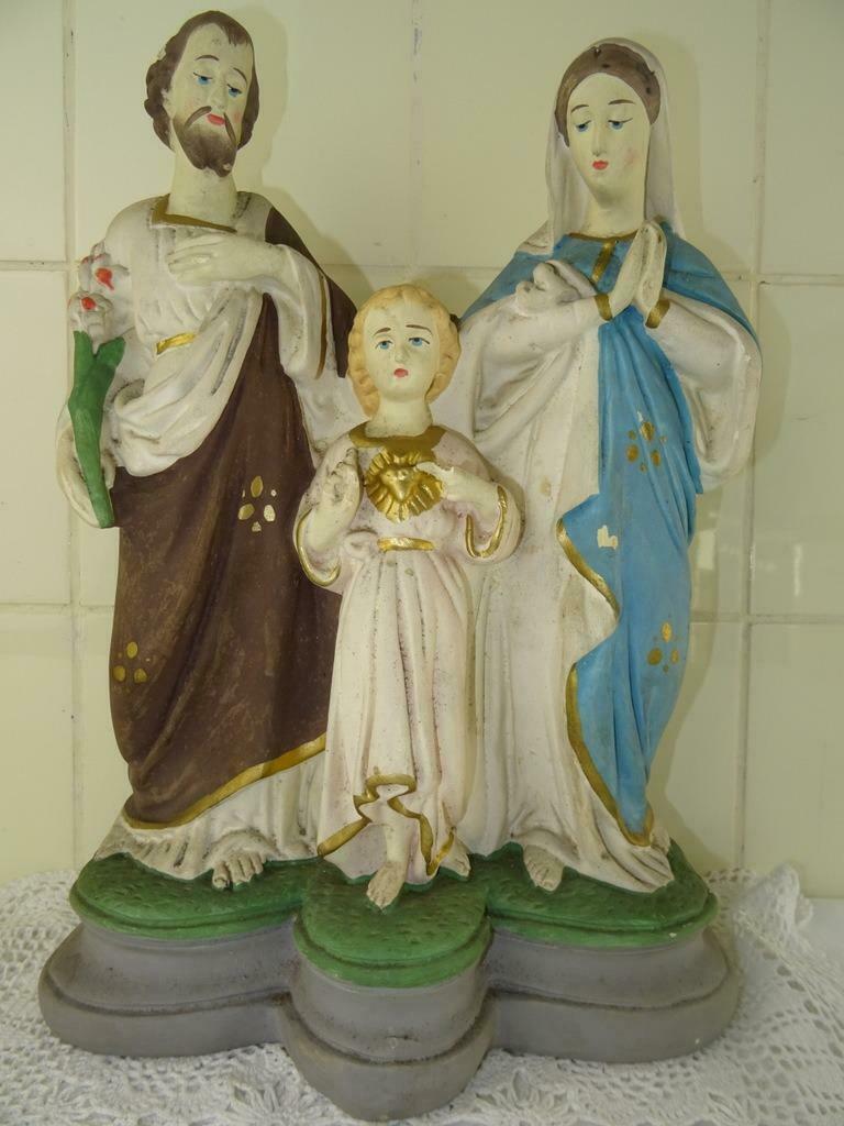 Statue sainte famille antique Statue Marie antique vers 1900, Antiquités & Art, Antiquités | Objets religieux, Enlèvement ou Envoi