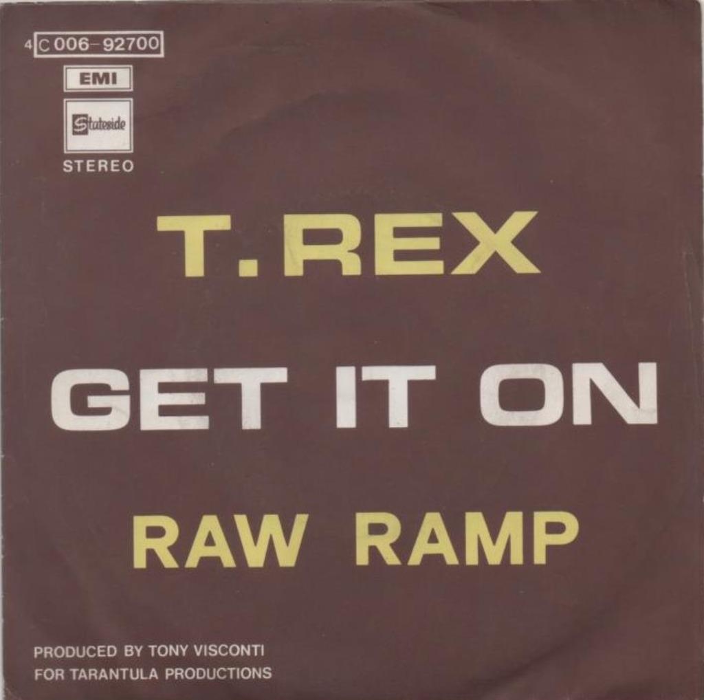 45t T Rex - Get it on (nieuwstaat), 7 inch, Single, Ophalen of Verzenden, Zo goed als nieuw
