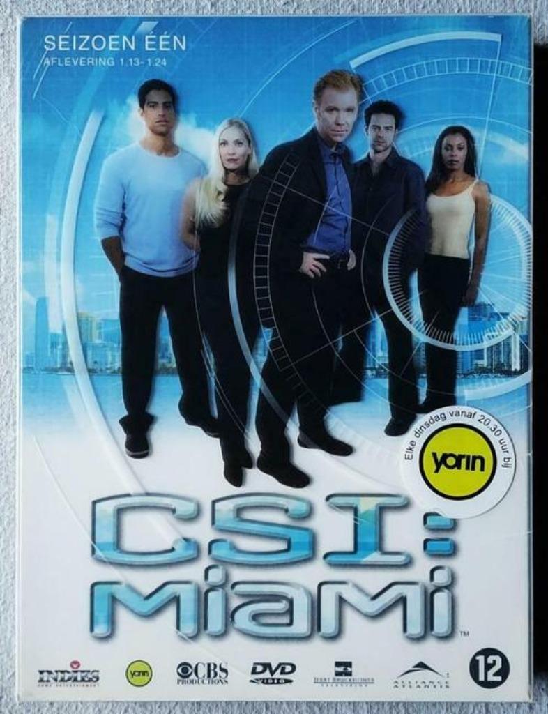 !!! CSI Miami seizoen 1 !!!, Enlèvement ou Envoi, Coffret, Utilisé, À partir de 12 ans