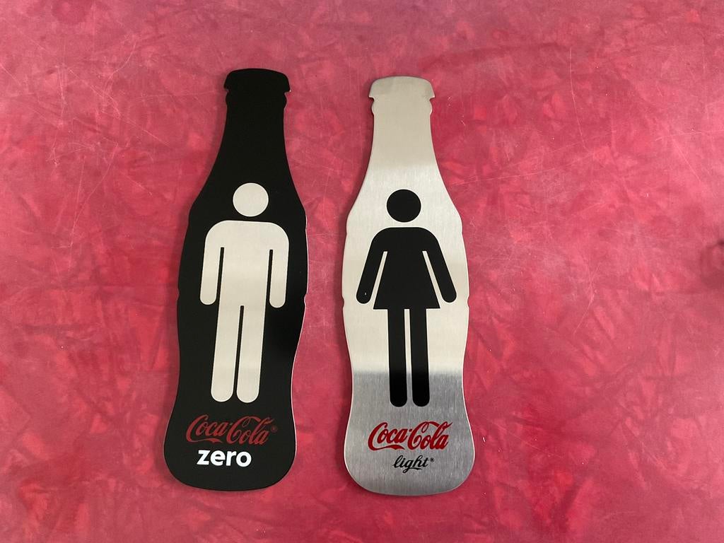 Coca-Cola. Light. Zero. Zelfklevende Wc plakkaten, Verzamelen, Ophalen of Verzenden, Nieuw