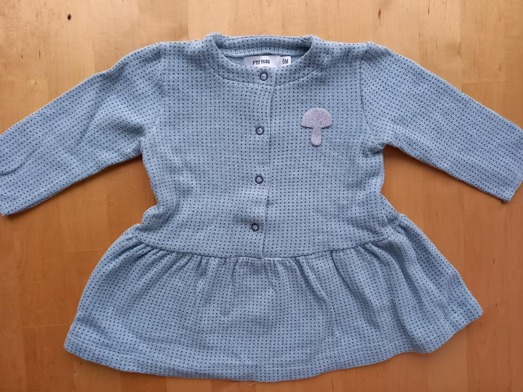 P'tit filou, état neuf, jolie robe bien chaude taille 68, Robe ou Jupe, Enlèvement ou Envoi, Comme neuf, Fille