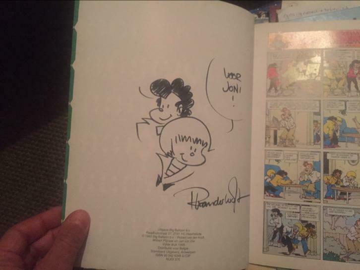 Originele tekening Sjors en Sjimmie, Boeken, Stripverhalen, Ophalen