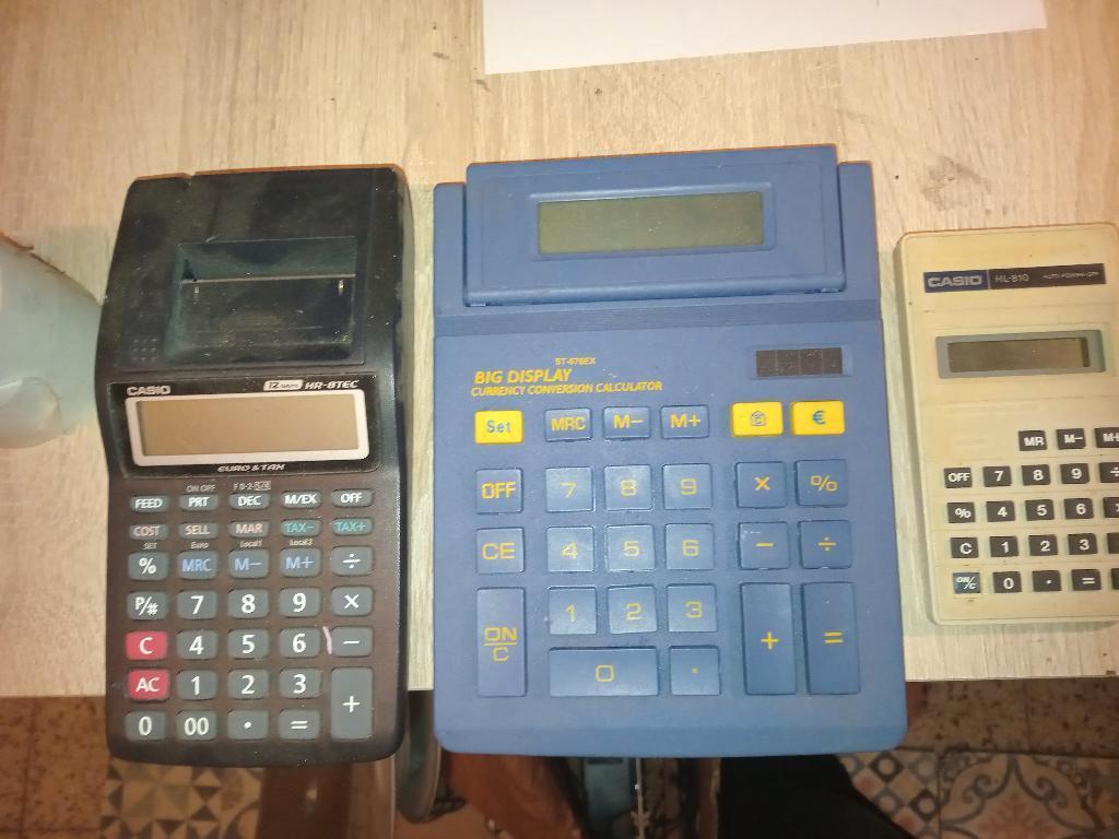 lot 3 calculatrices, Enlèvement ou Envoi